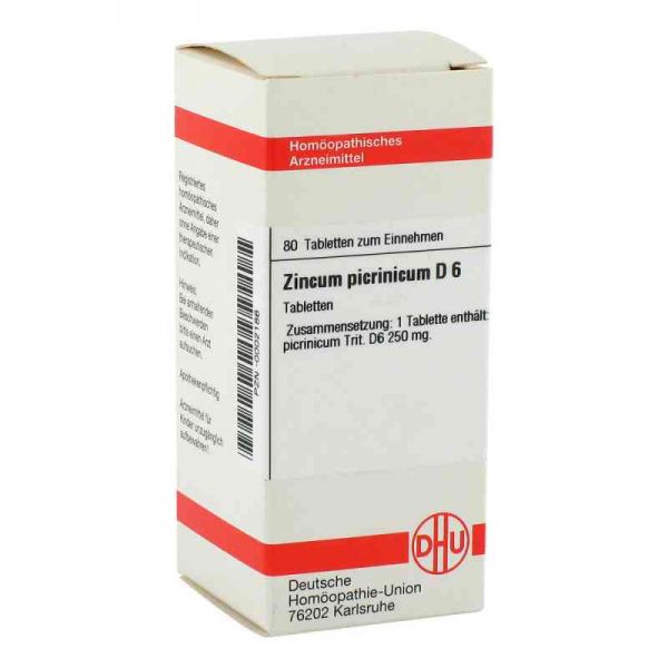 Zincum Picrinicum D 6 Tabletten (80 stk)