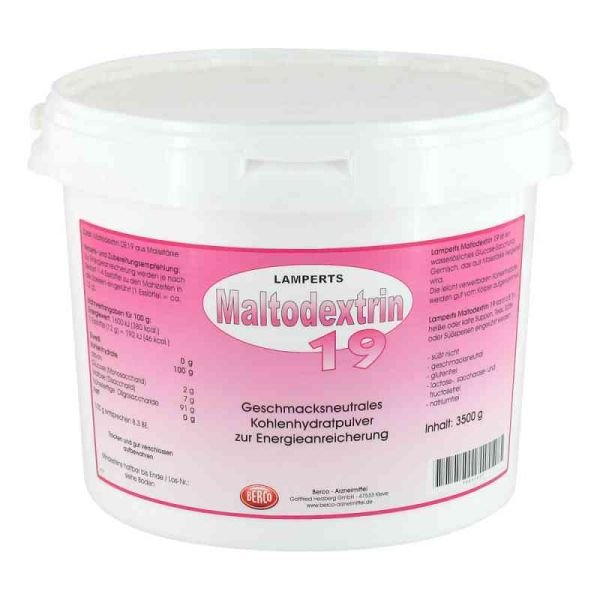 Maltodextrin 19 Lamperts Pulver (3500 g)