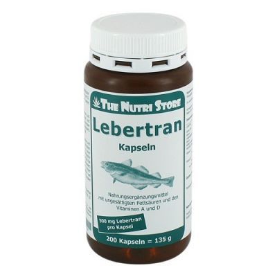 Lebertran 500 mg Kapseln (200 stk)