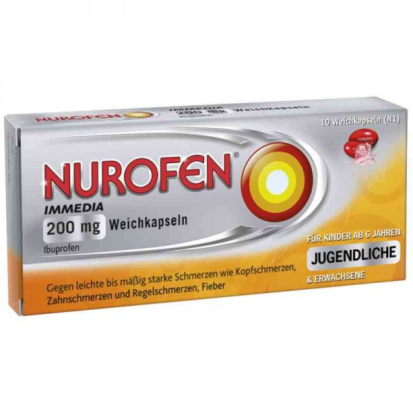 Nurofen Immedia 200mg Weichkapseln (10 stk)