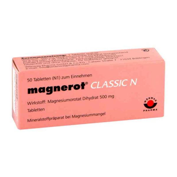 Magnerot Classic N Tabletten (50 stk)