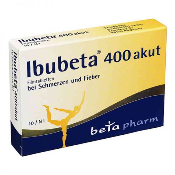 Ibubeta 400 akut (10 stk)