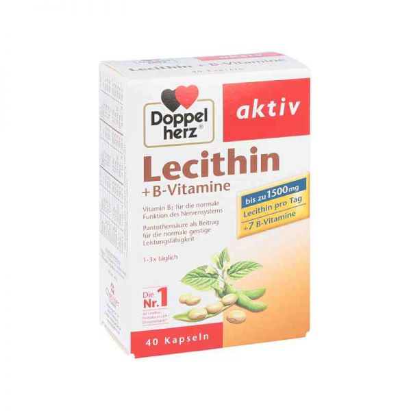 Doppelherz Lecithin + B-vitamine Kapseln (40 stk)