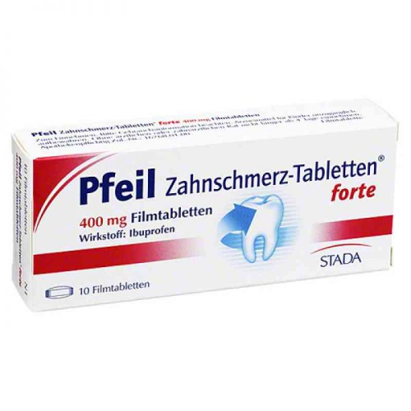 Pfeil Zahnschmerz-Tabletten forte 400mg (10 stk)