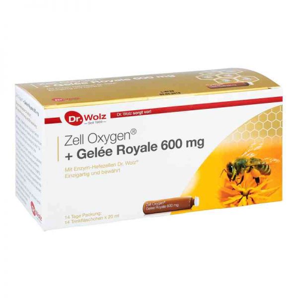 Zell Oxygen + Gelee Royale 600 mg Trinkampullen (14X20 ml)