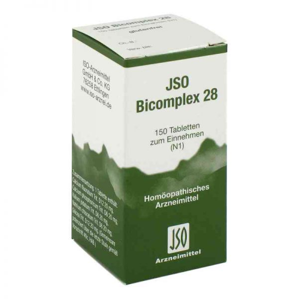 Jso Bicomplex Heilmittel Nummer 28 (150 stk)