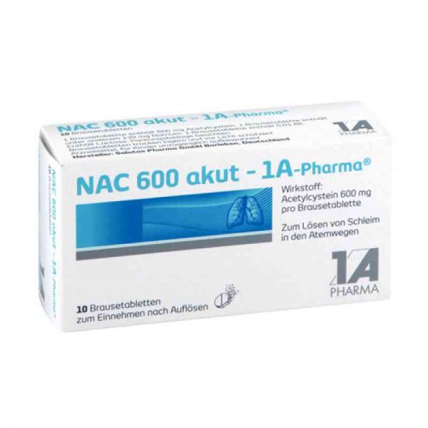 NAC 600 akut-1A Pharma (10 stk)