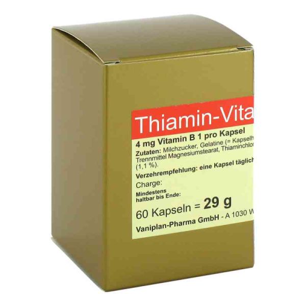 Thiamin Kapseln Vitamin B1 (60 stk)