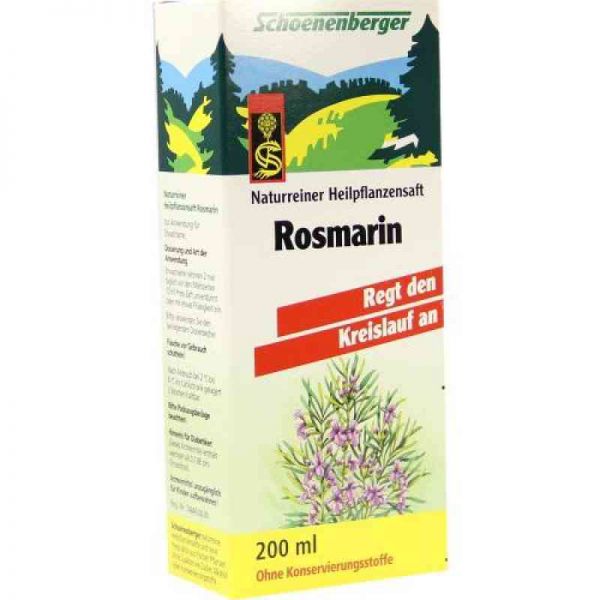 Rosmarin Saft Schoenenberger Heilpflanzensäfte (200 ml)