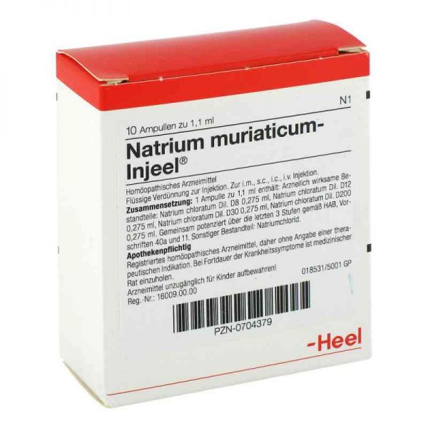 Natrium Muriaticum Injeel Ampullen (10 stk)