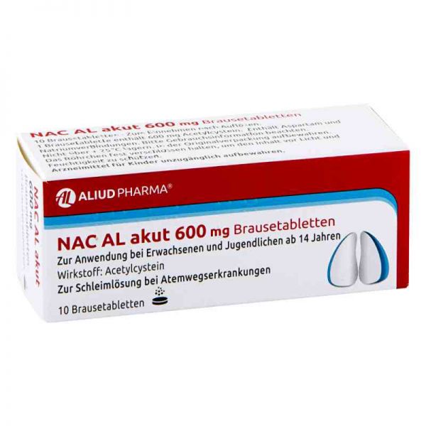 NAC AL akut 600mg (10 stk)