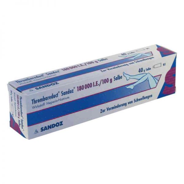 Thrombareduct Sandoz 180000 I.E./100g (40 g)