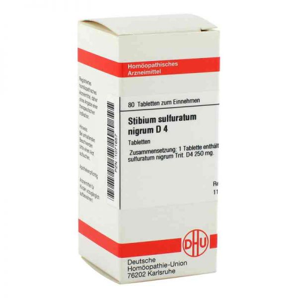 Stibium Sulf. nigrum D 4 Tabletten (80 stk)