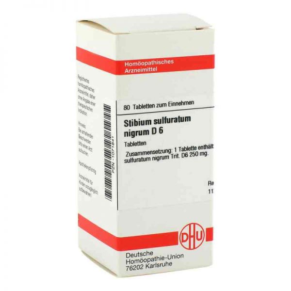 Stibium Sulf. nigrum D 6 Tabletten (80 stk)