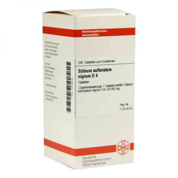 Stibium Sulf. nigrum D 4 Tabletten (200 stk)