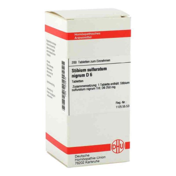 Stibium Sulf. nigrum D 6 Tabletten (200 stk)