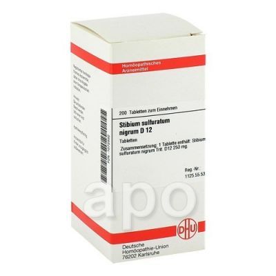 Stibium Sulf. nigrum D 12 Tabletten (200 stk)