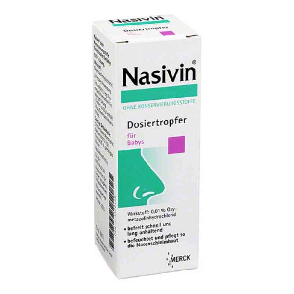 Nasivin o.K. Dosiertropfer für Babys 0,01% (5 ml)