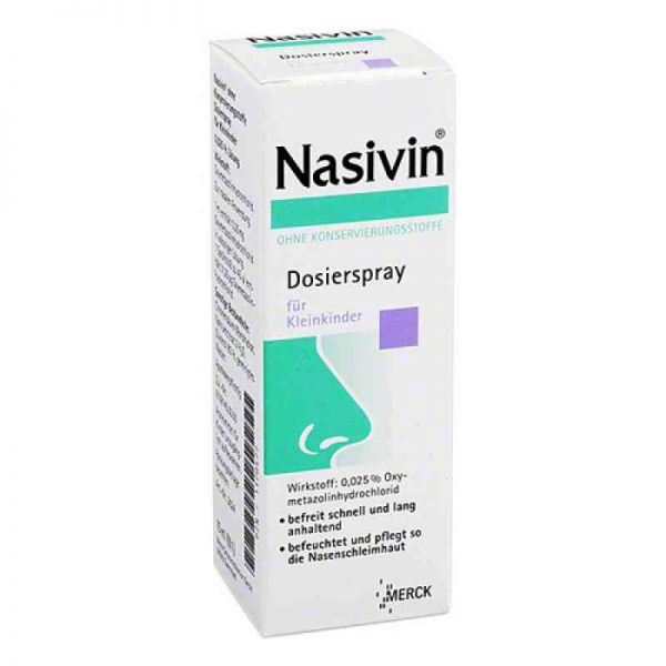 Nasivin o.K. Dosierspray für Kleinkinder 0,025% (10 ml)