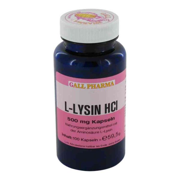 L-lysin 500 mg Kapseln (100 stk)