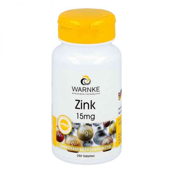 Zink 15 mg Tabletten (250 stk)