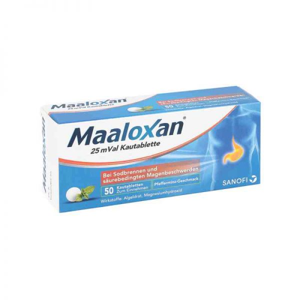 Maaloxan 25mVal (50 stk)