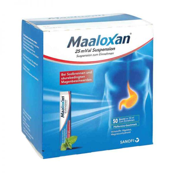 Maaloxan 25mVal Beutel (50X10 ml)