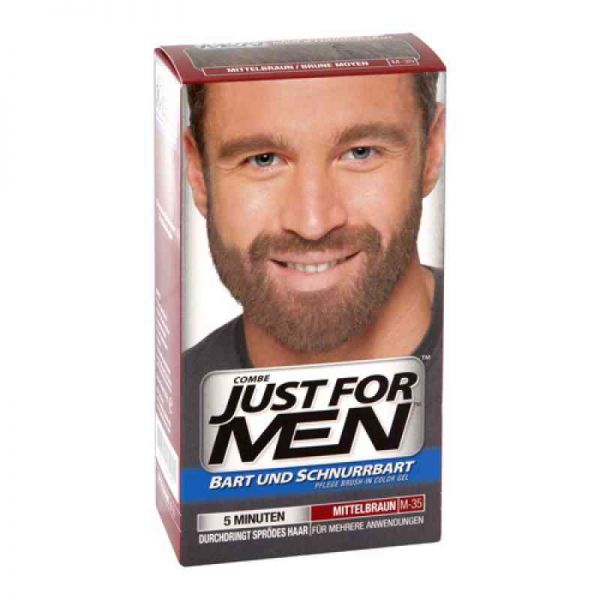 Just for men Brush in Color Gel mittelbraun (28.4 ml)