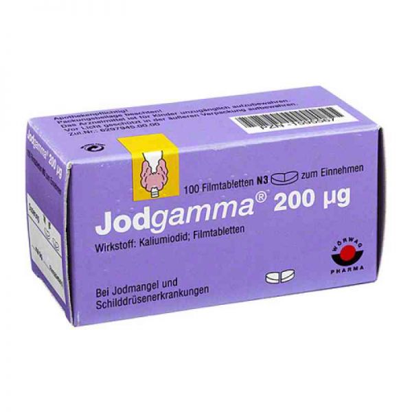 Jodgamma 200μg (100 stk)