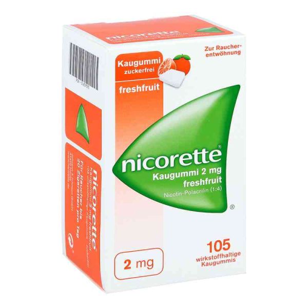 Nicorette 2mg freshfruit (105 stk)