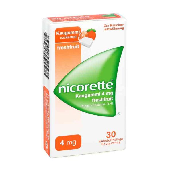 Nicorette 4mg freshfruit (30 stk)