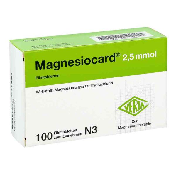 Magnesiocard 2,5 mmol Filmtabletten (100 stk)