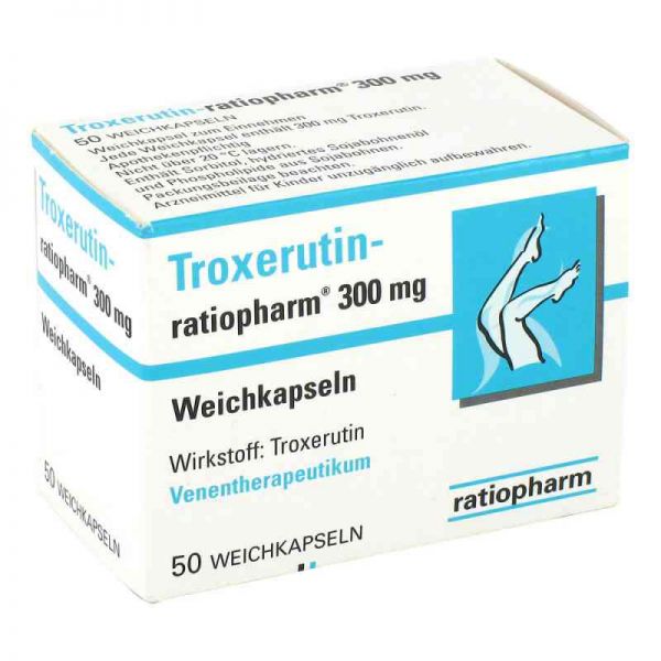 Troxerutin-ratiopharm 300mg (50 stk)