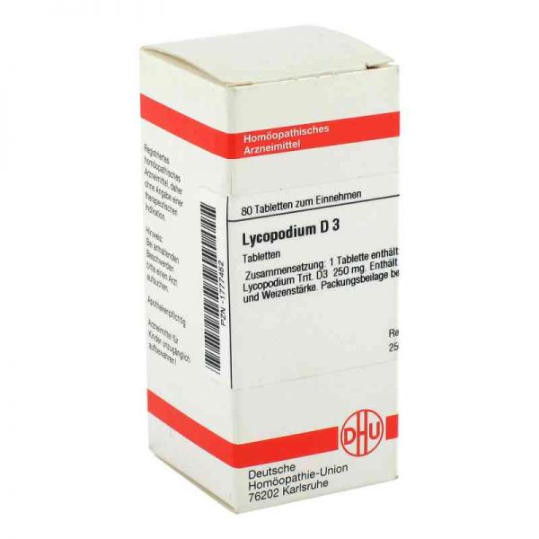 Lycopodium D 3 Tabletten (80 stk)