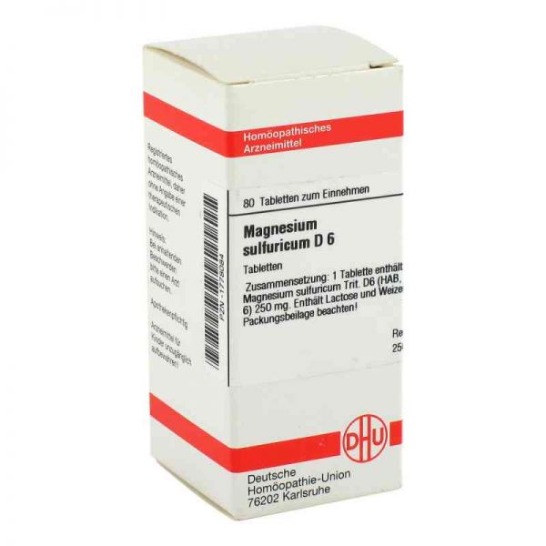 Magnesium Sulfuricum D 6 Tabletten (80 stk)