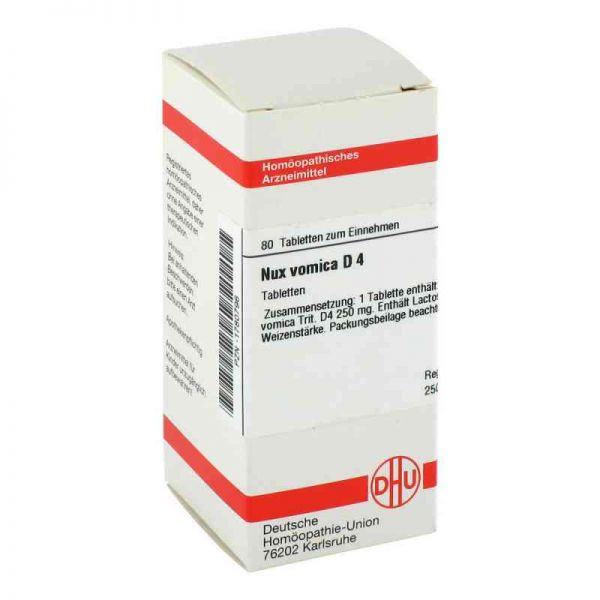 Nux Vomica D 4 Tabletten (80 stk)