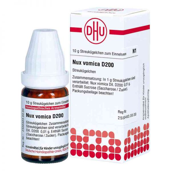 Nux Vomica D 200 Globuli (10 g)