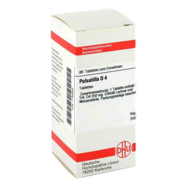 Pulsatilla D 4 Tabletten (80 stk)