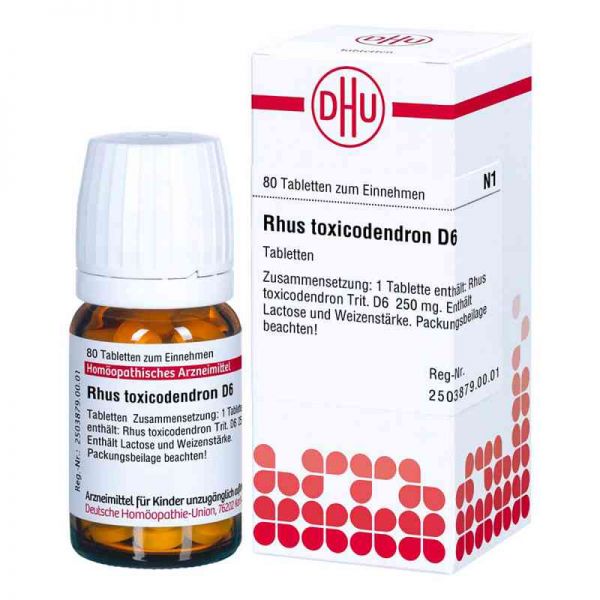 Rhus Tox. D 6 Tabletten (80 stk)