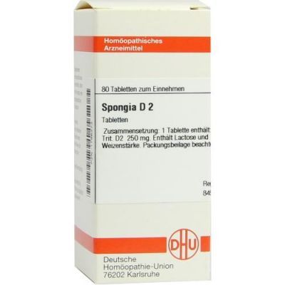 Spongia D 2 Tabletten (80 stk)