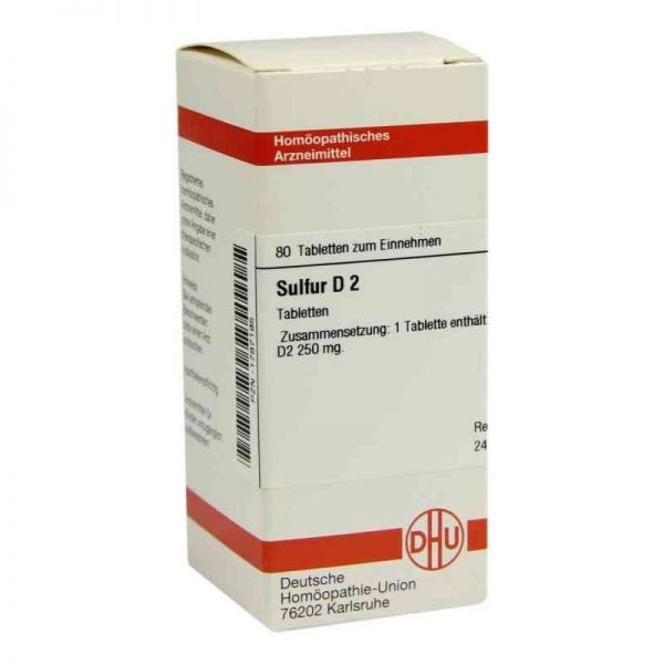 Sulfur D 2 Tabletten (80 stk)