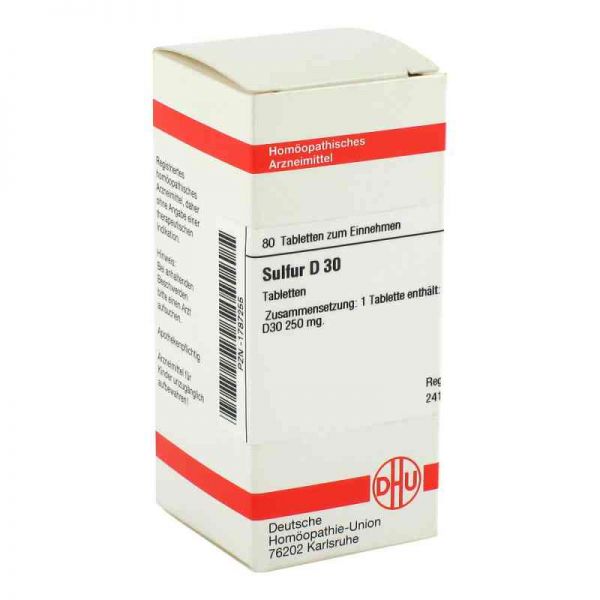 Sulfur D 30 Tabletten (80 stk)