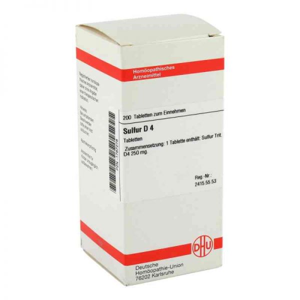 Sulfur D 4 Tabletten (200 stk)