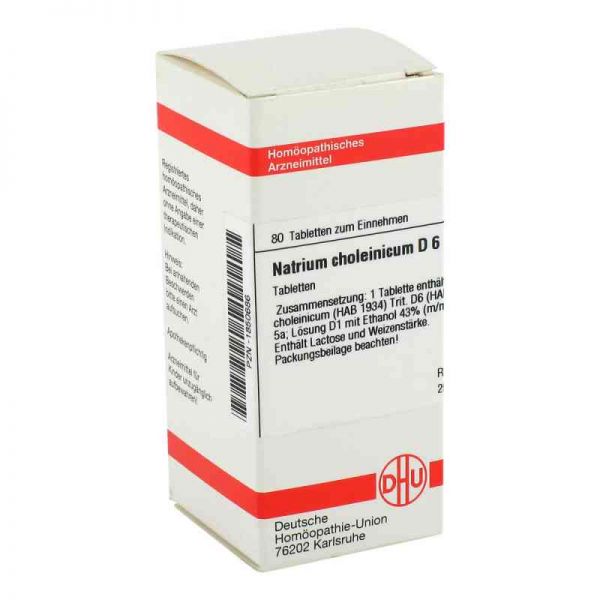 Natrium Choleinicum D 6 Tabletten (80 stk)