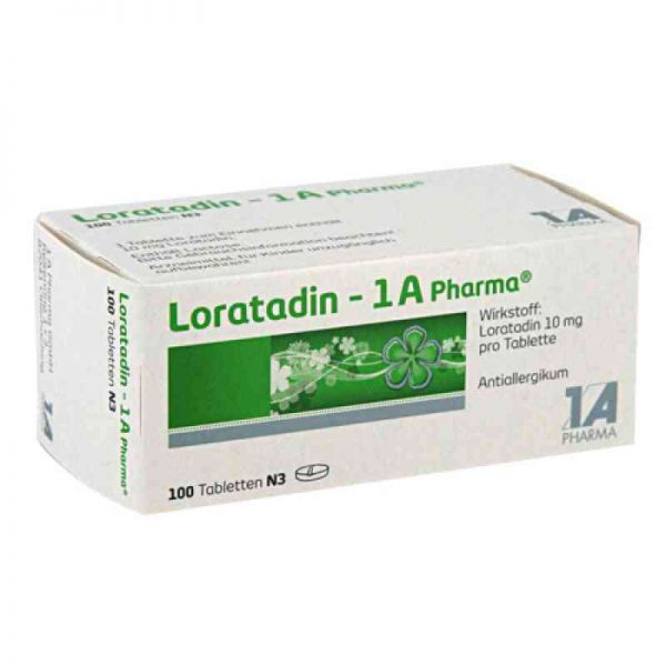 Loratadin-1A Pharma (100 stk)