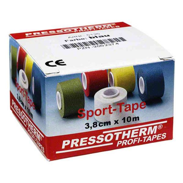 Pressotherm Sport-tape 3,8cmx10m blau (1 stk)