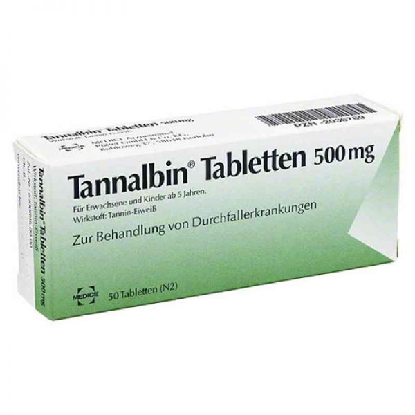 Tannalbin (50 stk)