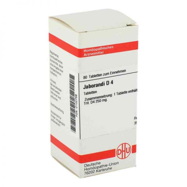 Jaborandi D 4 Tabletten (80 stk)