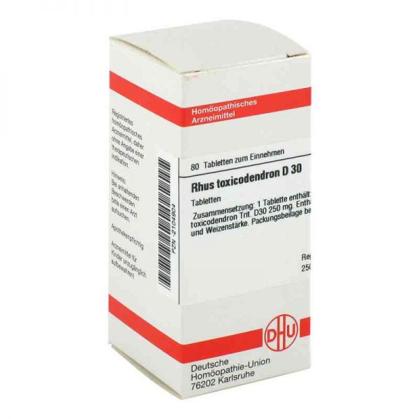 Rhus Tox. D 30 Tabletten (80 stk)