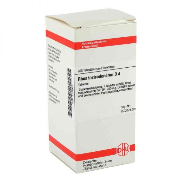 Rhus Tox. D 4 Tabletten (200 stk)